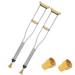 Aluminum Underarm Crutches Medical Crutches for Walking with Underarm Pads and Handles Lightweight for Adults & Youth 1 Pair (Size : S.) Anniversary Lucky Star M.