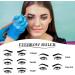 Zerthaus Eyebrow Ruler 3 Point Positioning Ruler Golden Ratio Eyebrow Measuring Ruler-Silver - Buy Online on GoSupps.com