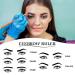 Srutueo 2Piece Eyebrow Golden Proportion Caliper Ruler Brow Caliper Measuring Tool Silver - Buy Online on GoSupps.com