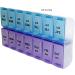 2 Pack Weekly 7 Day Pill Organizer | BPA Free AM PM Pill Box for Easy Medication Management - Buy Online on GoSupps.com