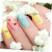 Healeved 36 Boxes Nail Art Accessories Decor Nail Accessories 3d Rivet Nail Art Rhinestone Trim Nail Art Charm Manicures Accessories Nail Art Supplies Plastic Nail Supplies Hollow Out White - Buy Online on GoSupps.com