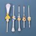 Premium 5-Part Baby Makeup Brush Set | Creative Stab-Topics Cosmetics | Best Gift for Young Girls - Buy Online on GoSupps.com
