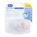 Chicco Physioforma Silicone Pacifier Set for 0-2 Months - 2 Pieces Supports Healthy Breathing & Oral Development Pink Rosa - Buy Online on GoSupps.com