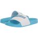 adidas Women's Adilette Slides Sandal 9 - White/Blue Rush Met/Sky Rush - Buy Online on GoSupps.com