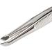 REMOS Hardened Steel Tweezers - 8 cm Cranked & Slanted Tip for Precision | International Shipping - Buy Online on GoSupps.com