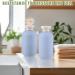 Boutihao 4-Piece Folding Lid Cream Bottles | Refillable Travel Containers for Liquids Lotions & Shampoo (200ml Blue) - Perfect Travel Accessories - Buy Online on GoSupps.com