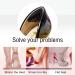 Unisex Sheepskin Heel Pads: Prevent Blisters & Improve Shoe Comfort (Black) - Buy Online on GoSupps.com