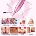 Weyi Nail Miller - 20 000 RPM Electric Nail File & 11-in-1 Manicure Set for Gel & Acrylic Nails | Adjustable Speed | Pink - Buy Online on GoSupps.com