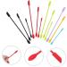 12 Silicone Dressoos for Cosmetic & Kitchen Bottles - Jam Scrapers with Long Handle - Buy Online on GoSupps.com