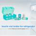 iGuerburn 8-Slot Diabetic Insulin Vial Storage for Fridge - 10ML Injection Holder Case (Green) - Buy Online on GoSupps.com