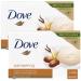 Dove Dove Beauty Cream Bar Solid Soap Various Fragrances 2 x 90 g (2 Units Vanilla and Shea)