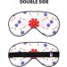 Eight-Way Rotating Flower Eye Mask - Unisex Adjustable Blackout Sleep Mask for Travel Yoga & Office Naps - Buy Online on GoSupps.com