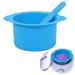 Nuqin 1Pcs 16 Oz Silicone Warm Wax Pot Liner with A Stirring Rod Anti Scald Design Easy to Clean Waxing Pot Ideal for Wax Warmer Perfect for at Home or Beauty Shop to Melting Wax Hair Removal