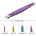 Smukdoo Professional 4 Piece Eyebrow Tweezers Set for Ingrown Hair Removal and Eyelash Extensions - Multi-Colored - Buy Online on GoSupps.com