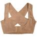 ZUIAI Women Chest Posture Corrector Belt Body Shaper Corset Vest Back Shoulder Support Brace Correction(Nude XL) X-Large Nude