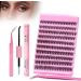 Laluerck DIY Lash Extensions Kit with D Curl Lash Clusters Lash and Seal Lash Applicator for Self Application at Home 9 To16mix - Buy Online on GoSupps.com