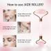 Gua Sha Massage Kit | Natural Jade & Rose Quartz Facial Roller | Eye Swelling & Skin Tightening Tool - Buy Online on GoSupps.com