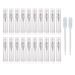 Enslz 20 Empty Clear 5ml Glass Spray Bottles Refillable Perfume Glass Bottles for Travel Clear 5ml
