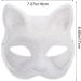 Diy Unpainted Masquerade Masks - 5pcs Unfinished Blank Paper Masks for Creative Painting - Buy Online on GoSupps.com