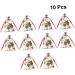 Anneome 10pcs Drawstring Bags Bags Christmas Candy Bags Party Bags Storage Bag Bronzing Christmas Bag - Buy Online on GoSupps.com