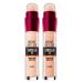 Maybelline New York Sponge Applicator + Erase Age Corrector Liquid Concealer 07 Sand multi-purpose paint 01 Light with Instant Anti-Age Dark Circles 1 piece (2 Pack) 1x Color 01 Light + 1x Color 07 Sand
