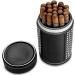 Cigar Humidor Jar Ceramic Cigar Storage Jar Canister with Lid Modern Design Portable Cigar Case for 20 Cigars - Buy Online on GoSupps.com