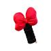 amangul Sweet Bowknot Spirals Hair Tie for Children No Crease Cord Hair Tie Ponytail Holder Elastic Traceless Plush Hair Bands(Red Bow)
