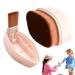 Kids Makeup Brush with Sun Protection Sun Protection Brush for Kids | Compact Sunscreen Brush Sunscreen Applicator Protection Brush Set pink