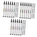 ABOOFAN 18 Pcs Eye Liner Cosmetic Eyeliner Stencils Colored Eyeliner Eye Makeup No Smudge Cosmetics Miss Abs