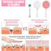 Facial Cleansing Brush Replacement Head Compatible with Oral B Braun Electric Toothbrush Bases-2 Waterproof Silicone Face Spin Brushes for Cleansing Exfoliating Deep Cleaning & Massaging - Buy Online on GoSupps.com