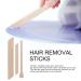 Minkissy 750 pc Wax Pencil - Wooden Hair Removal Tool for Body and Nose Hair - Premium Wax Applicator & Strips - Buy Online on GoSupps.com