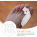 White Protector 4 Pairs Silicone Toe Separators for Toe Alignment & Bunions - Hammer Toe Straightener & Spacer - Buy Online on GoSupps.com