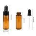 Furnido 5ml Amber Glass Dropper Bottle Pack of 35 - DIY Essential Oil & Perfume Vials with 2ml Droppers - Buy Online on GoSupps.com