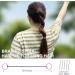 Spiral Hair Ties Braided Tangle Free Hair Ties Ponytail Holders Hair Bands Keep It Smooth And Not Messy for Surfing Diving Swimming Running Fitness 16inch - Buy Online on GoSupps.com