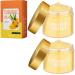 ZHJZGS Set of 2 Turmeric Creams - Turmeric facial moisturizer lightens dark spots anti-aging firms and restores dull skin reduces dryness and wrinkles