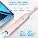 WOSUK Sonic Electric Toothbrush - Travel-Friendly Design, 4 Modes, 16 Gears, USB Fast Charge, Smart Timer - Pink - Buy Online on GoSupps.com