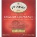 Twinings Classic English Breakfast Individually Wrapped Tea Bags | Caffeinated Smooth Flavourful Robust | 50 Count (Pack of 6) English Breakfast 50 Count (Pack of 6) - Buy Online on GoSupps.com