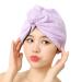 Qchomeee coral fleece hairpunner dry hair cap absorbing hair dryer towel soft hair dry cap towel water intake headscarf suckable shower towel turban