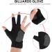 Best Left Hand Billiard Glove | 3 Finger Snooker Pool Gloves for Men | Premium Billiard Accessories in Black - Buy Online on GoSupps.com