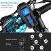 OceansEdge11 LED Bicycle Lights Set with Speedometer & Odometer - USB Rechargeable Front and Rear Headlight Tail Lights - Waterproof for Mountain & Road Bikes - Buy Online on GoSupps.com
