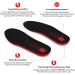 BLACK DEER X45 Orthopaedic Comfort Sports Insoles - Cushioned & Breathable for Men and Women | Size 36-45 (40 EU) - Ideal for Everyday Use and Work - Buy Online on GoSupps.com