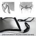 CINNEA BLACK BLOSSOM Adjustable Face Mask - 2 Wear Options + Free Storage Bag | International Shipping Available - Buy Online on GoSupps.com
