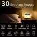 ColourNoise Sound Machine - 30 Soothing Sounds & 12 Colors Night Lights | Portable Sleep Aid for Home, Office, Travel | 5 Timers | White Noise Machine (Black) - Buy Online on GoSupps.com