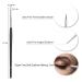 Fine Point Eyeliner Brushes Set | Precision Makeup Gel Liner & Eyeshadow Brushes - Buy Online on GoSupps.com