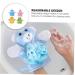 12 Pcs Cartoon Shower Gloves for Kids - Fun Bath Toys & Massage Mitts | Ipetboom Soft Bath Sponge Set - Buy Online on GoSupps.com