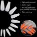 Noblife 1200PC Long Coffin False Nails - 10 Sizes Full Cover Acrylic Ballerina Tips for DIY Nail Art & Manicure - Buy Online on GoSupps.com