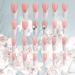 Maggidea Long Acrylic Stick on Nails - 24pcs Coffin Shaped Ballet French Design Fake Nails for Women/Girls - Butterfly Nail Tips - Buy Online on GoSupps.com