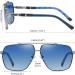 Joopin Polarised UV Protection Al-Mg Metal Sunglasses for Men Women - Gradient Blue - Buy Online on GoSupps.com