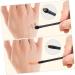 Baluue 80 Pcs Double Eye Shadow Makeup Womens Makeup Eye Shadow Brush Applicator Face Sponge Black Nylon - Buy Online on GoSupps.com