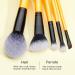 Jessup 10-Piece Professional Makeup Brush Set - Cosmetics for Eyes Face Eyeshadow Foundation & Eyeliner | International Shipping Available - Buy Online on GoSupps.com